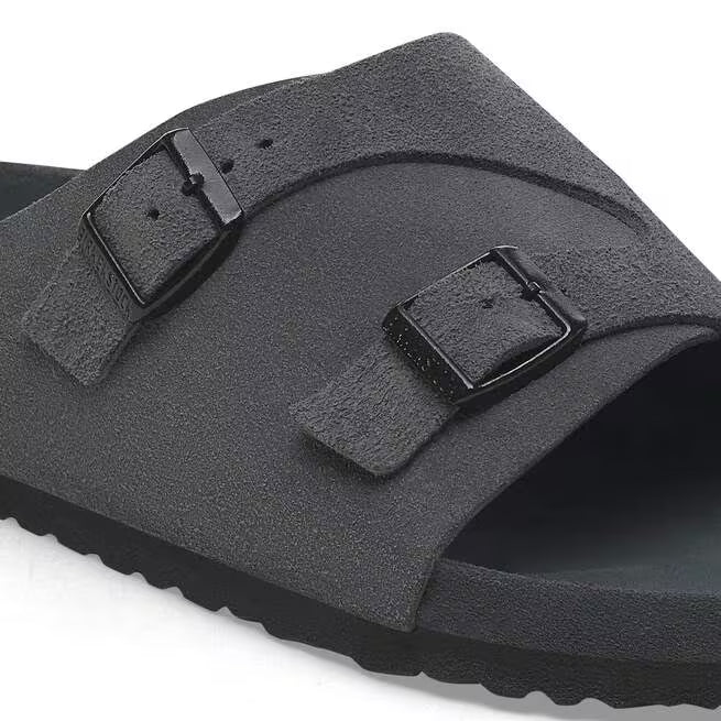 Birkenstock Zürich Suede Leather Charcoal