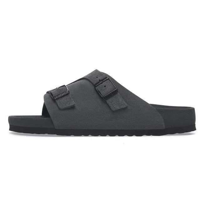 Birkenstock Zürich Suede Leather Charcoal