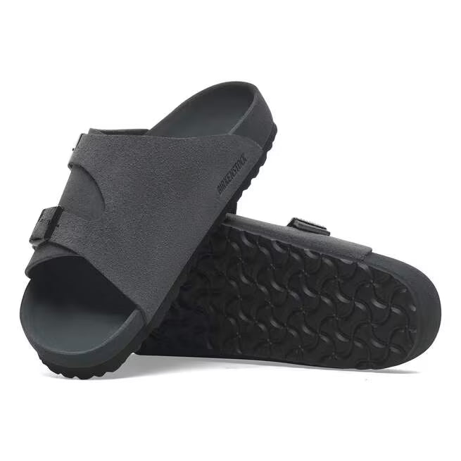 Birkenstock Zürich Suede Leather Charcoal