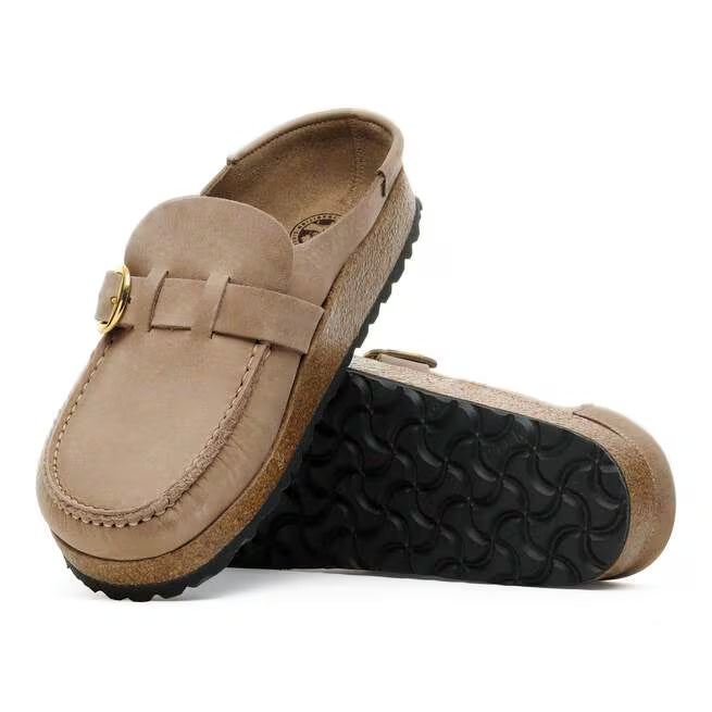 Birkenstock Buckley Oiled Leather Marrone tabacco