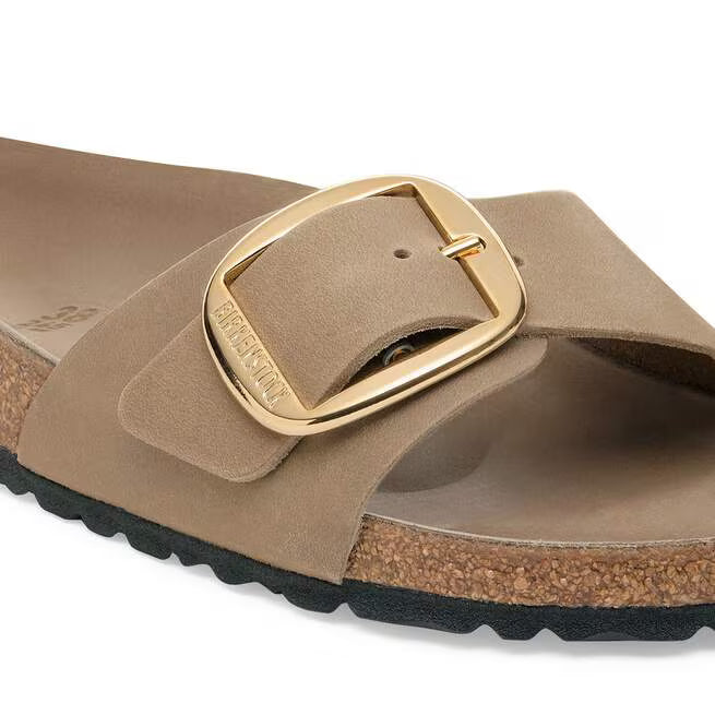 Birkenstock Madrid Big Buckle Oiled Leather Marrone tabacco