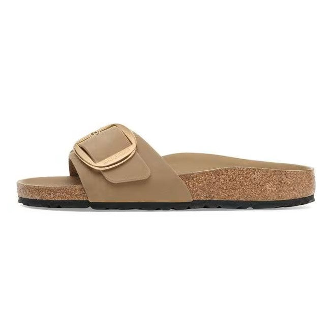 Birkenstock Madrid Big Buckle Oiled Leather Marrone tabacco