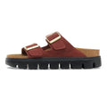 Birkenstock Arizona Platform Suede Leather Zinfandel