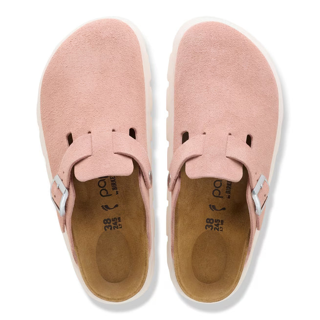 Birkenstock Boston Chunky Suede Argilla Rosa