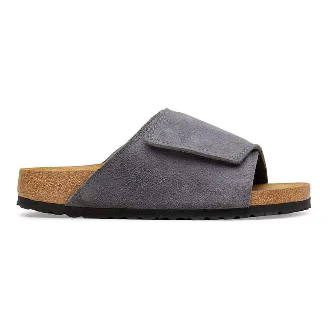 Birkenstock Solana Suede Leather Carbone