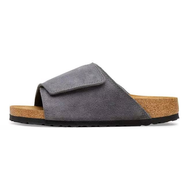 Birkenstock Solana Suede Leather Carbone