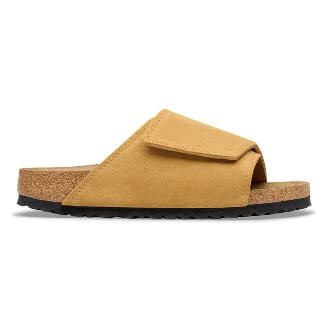 Birkenstock Solana Suede Leather Marrone Sughero