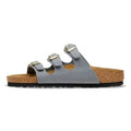 Birkenstock Florida Fresh Oiled Leather Grigio Basalto
