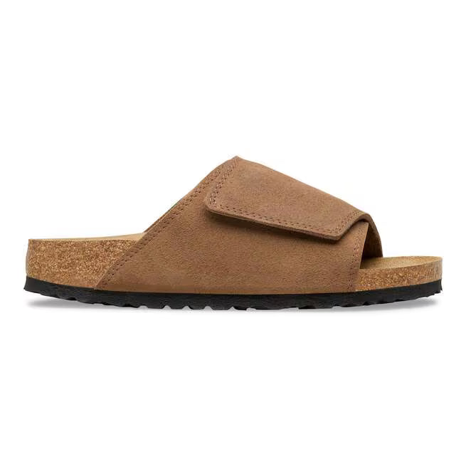 Birkenstock Solana Suede Leather Tè Scuro