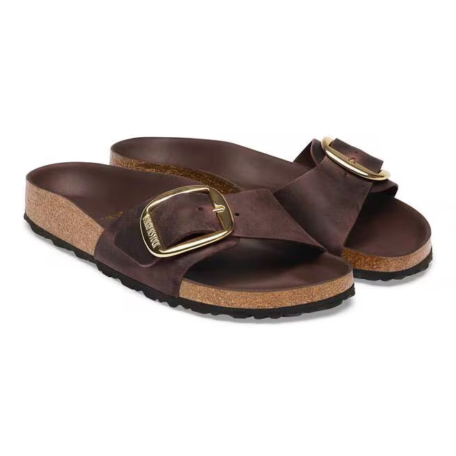 Birkenstock Madrid Big Buckle Oiled Leather Habana
