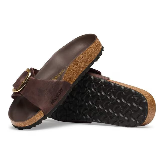 Birkenstock Madrid Big Buckle Oiled Leather Habana