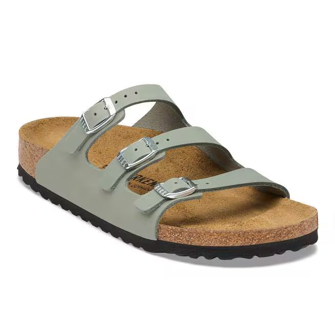 Birkenstock Florida Fresh Oiled Leather Pure Sage