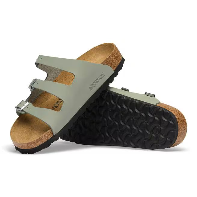 Birkenstock Florida Fresh Oiled Leather Pure Sage