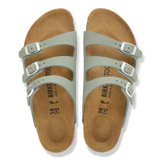 Birkenstock Florida Fresh Oiled Leather Pure Sage