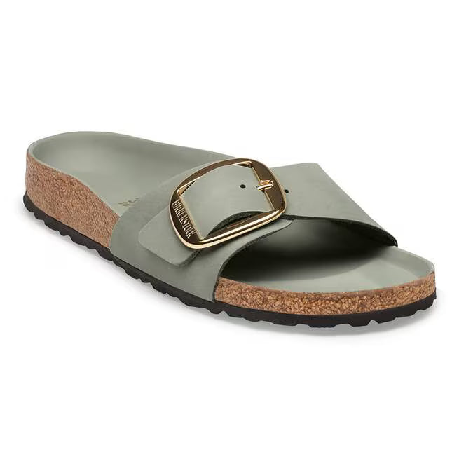 Birkenstock Madrid Big Buckle Oiled Leather Pure Sage