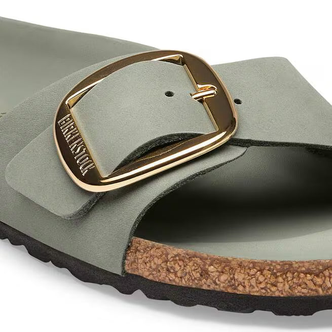 Birkenstock Madrid Big Buckle Oiled Leather Pure Sage
