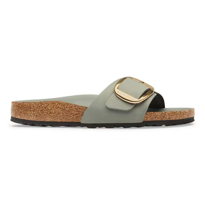Birkenstock Madrid Big Buckle Oiled Leather Pure Sage