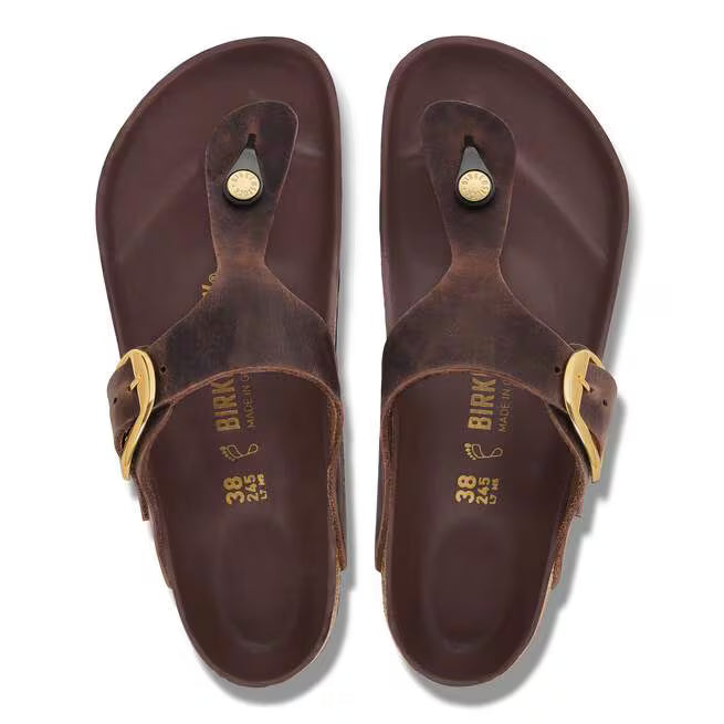 Birkenstock Gizeh Big Buckle Oiled Leather Habana