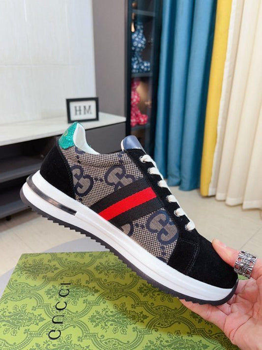 Gucci GG Canvas Suede Sneakers
