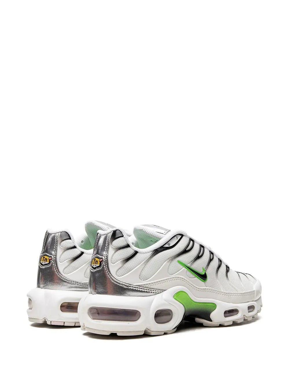 Nike Air Max plus bianca nero e verdi