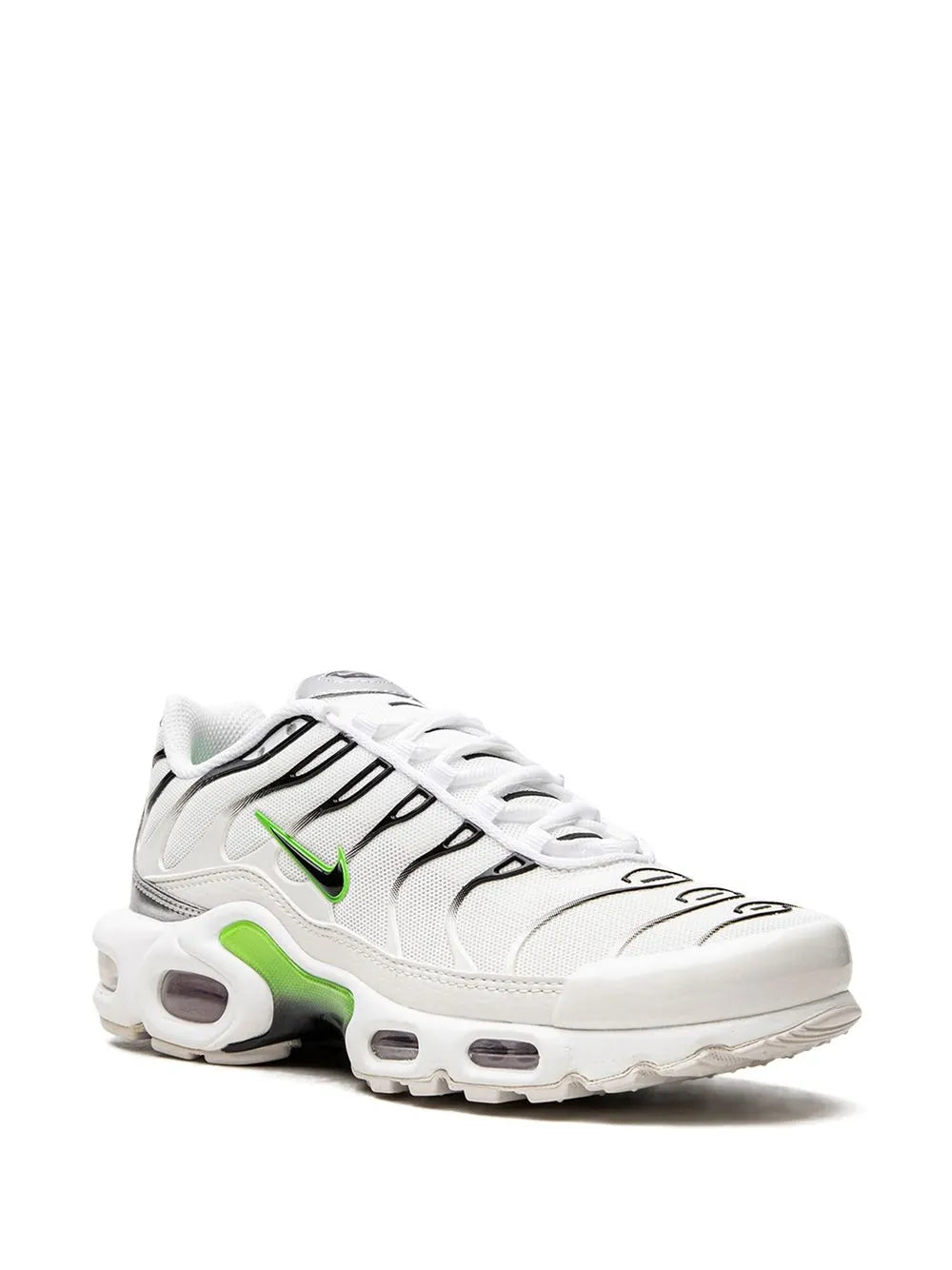 Nike Air Max plus bianca nero e verdi