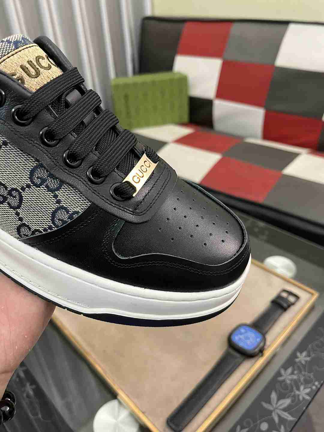 Gucci GG Leather Sneakers