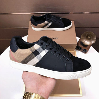 Burberry Check Panel Sneakers