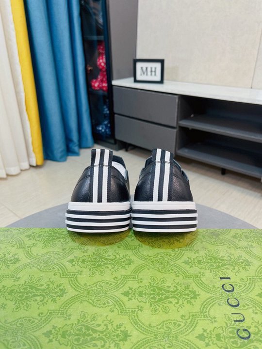 Black Velcro Strap Sneakers