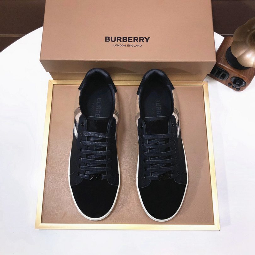 Burberry Check Panel Sneakers