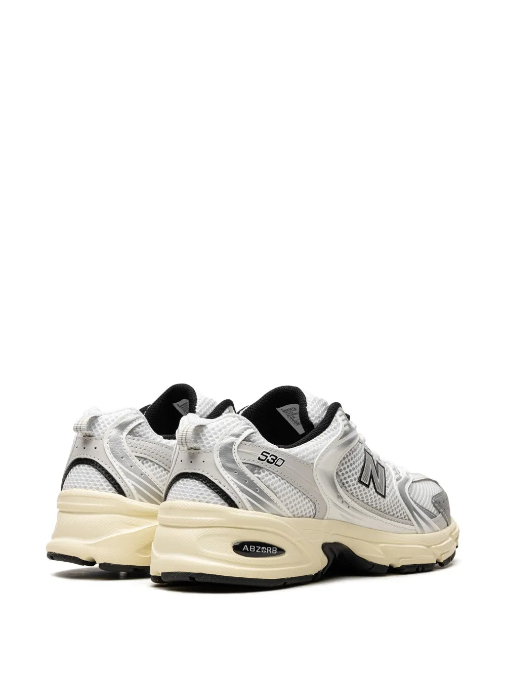 New Balance 530 bianco/color argento