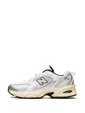 New Balance 530 bianco/color argento