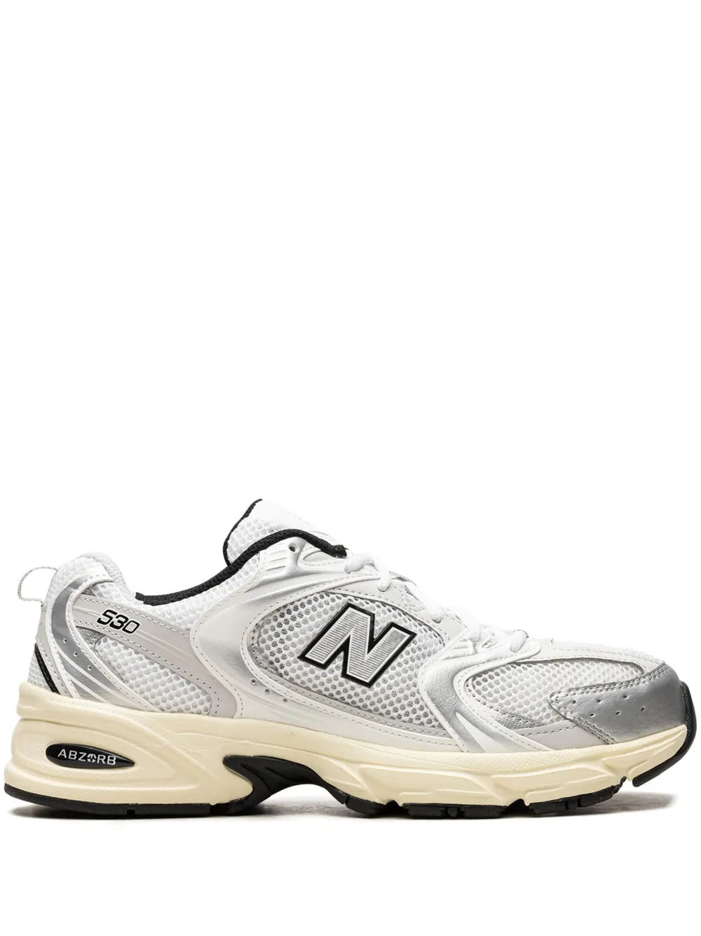 New Balance 530 bianco/color argento