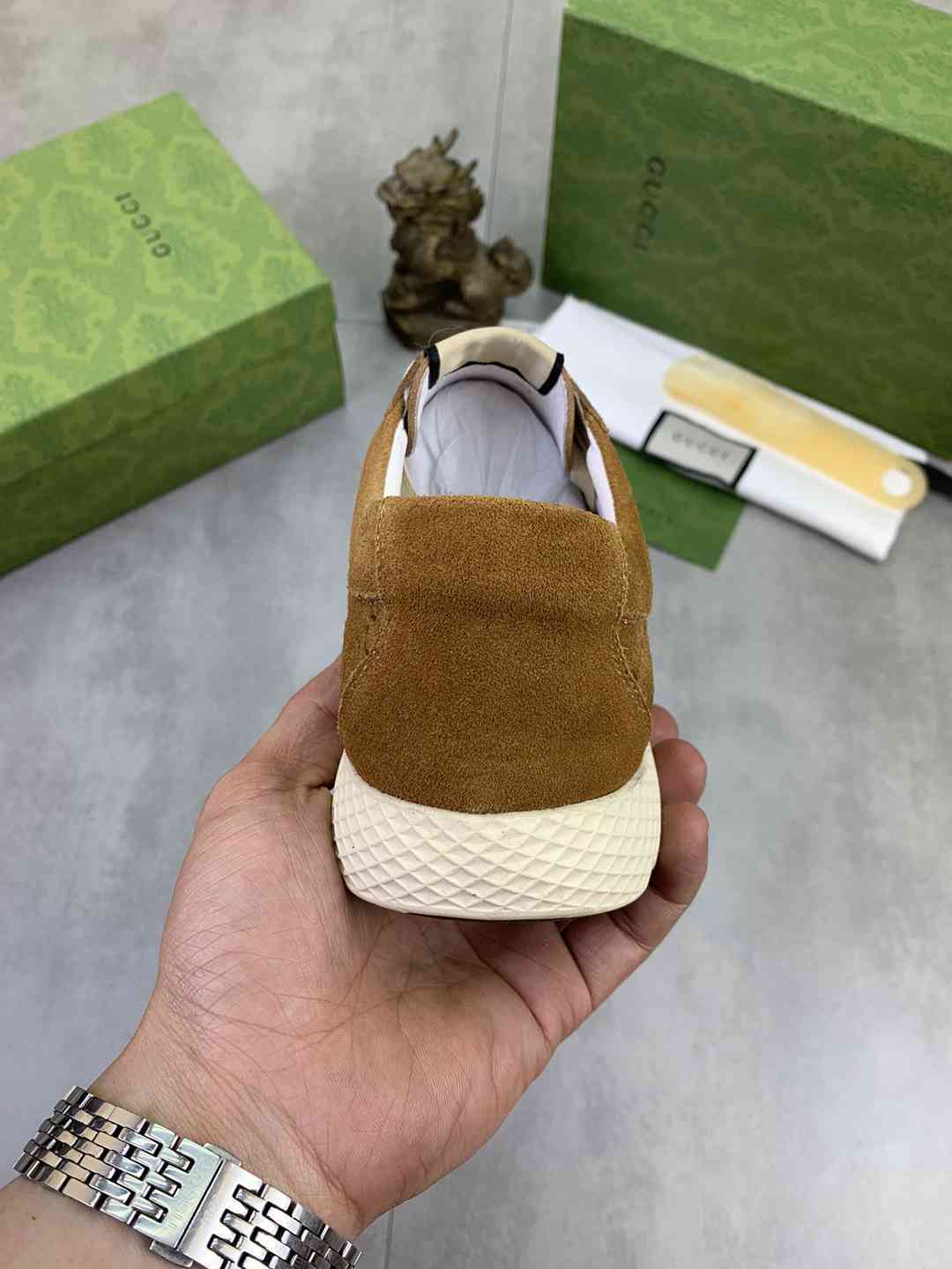 Gucci Ace Suede Sneakers