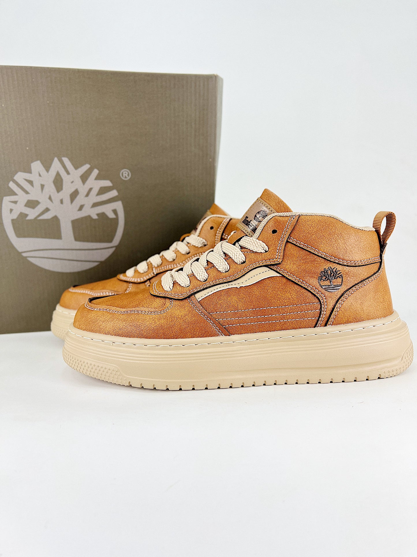 Timberland Tan Leather Boots