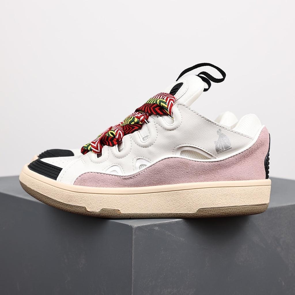 Lanvin Curb White Pink