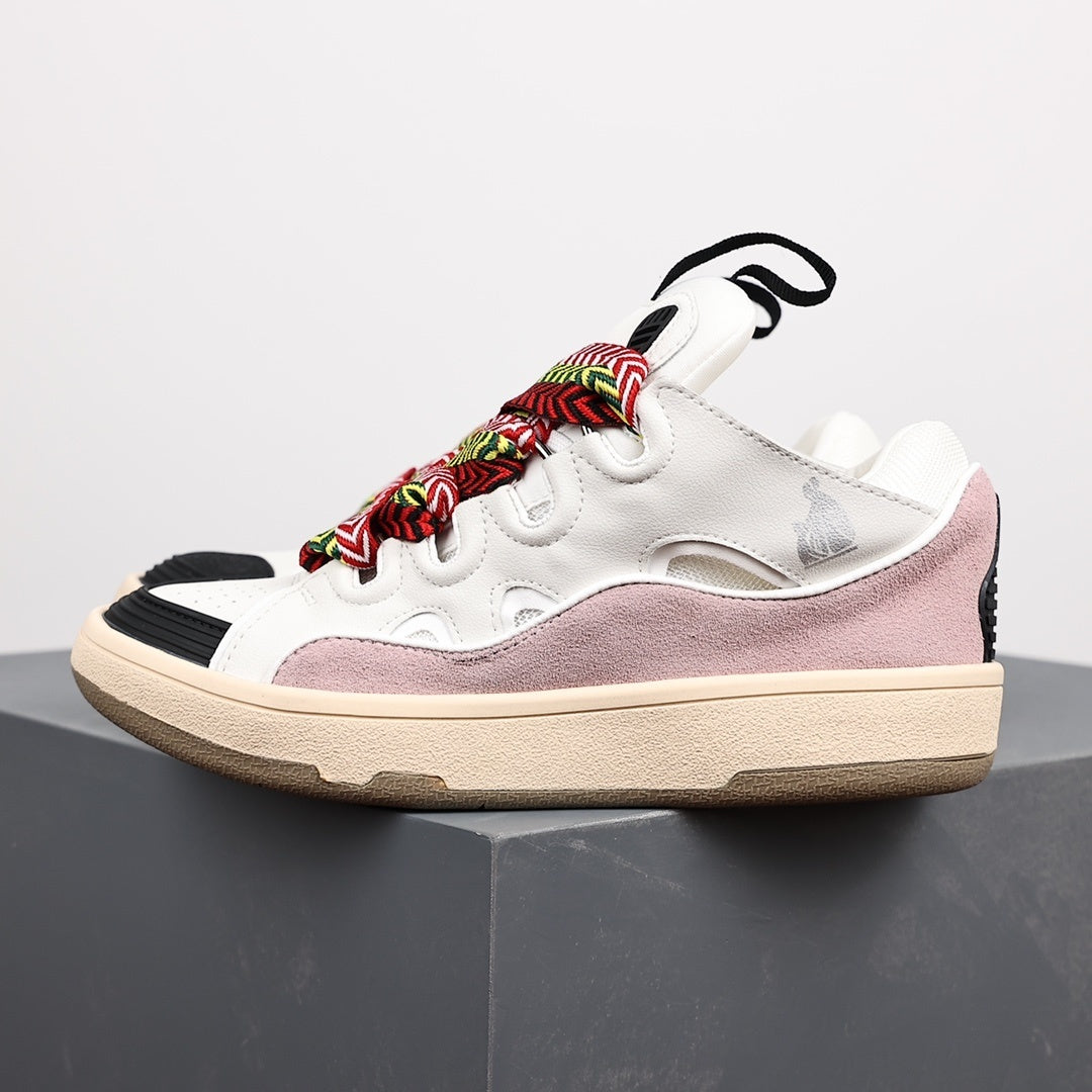 Lanvin Curb White Pink