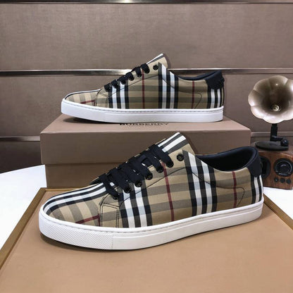 Burberry Check Canvas Sneakers