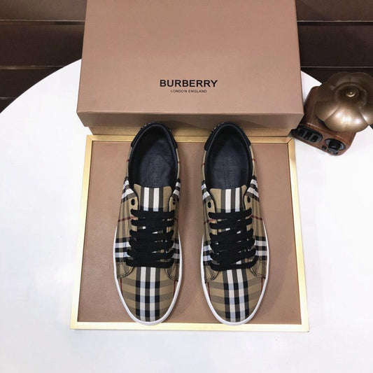 Burberry Check Canvas Sneakers