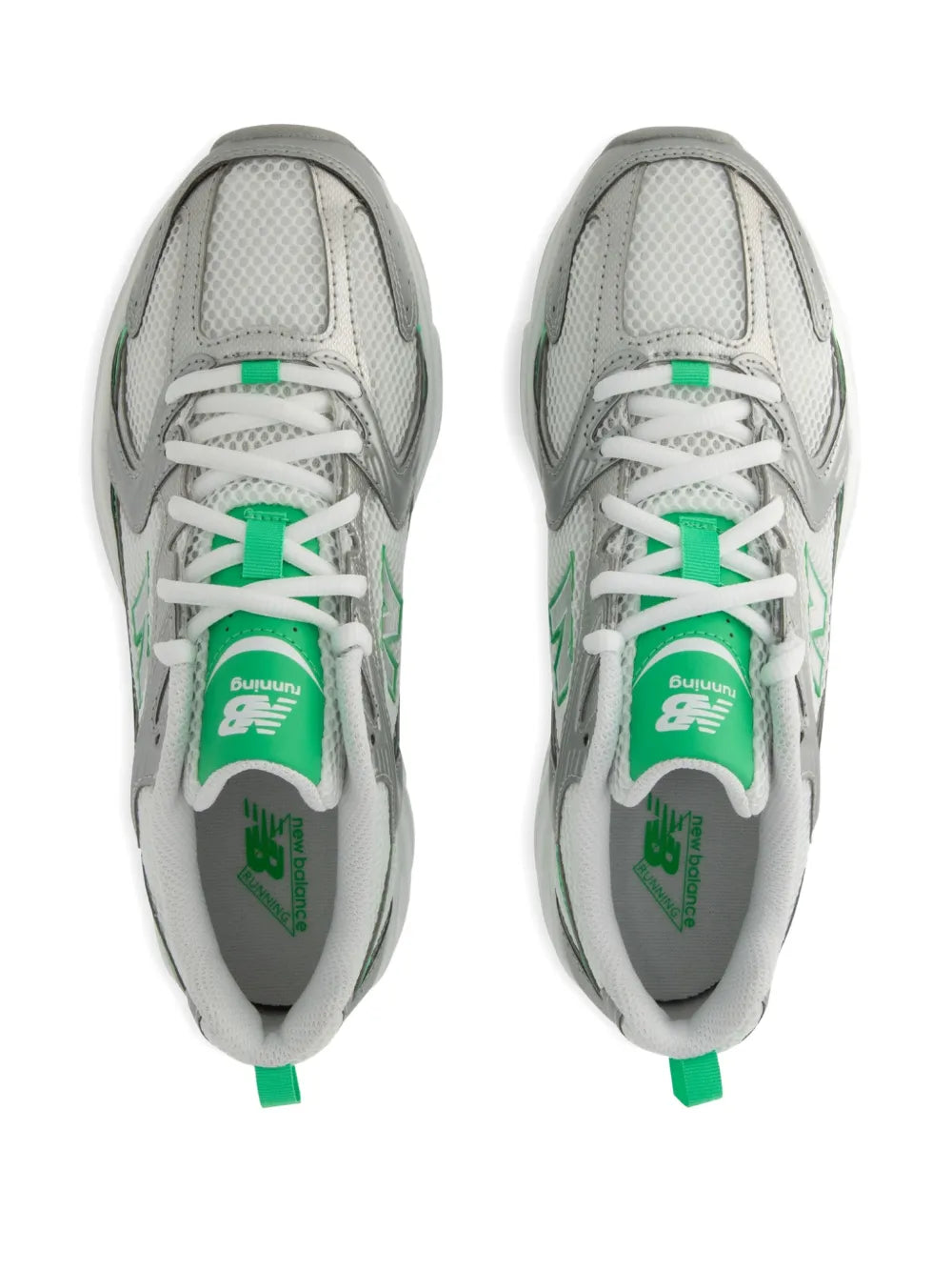 New Balance 530 Bianco e Verdi