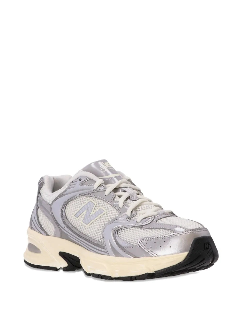 New Balance 530 bianco tonalità argento