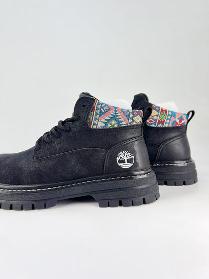 Timberland Patterned Cuff Ankle Boots