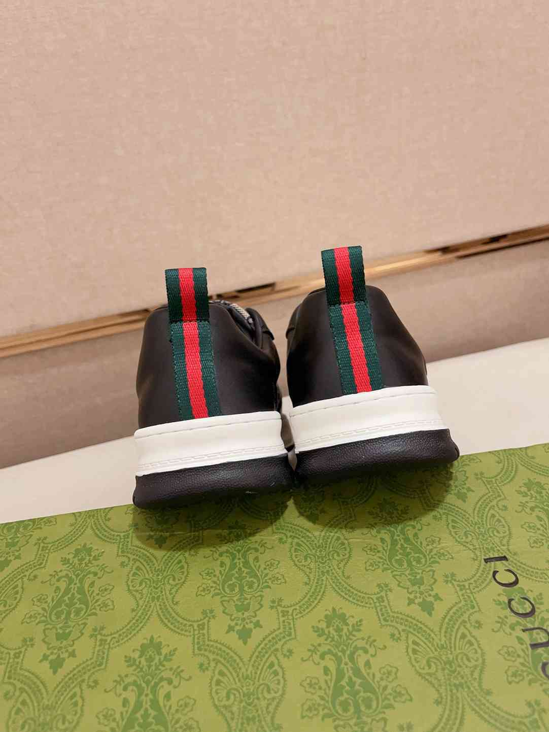 Gucci GG Embossed Black Sneakers