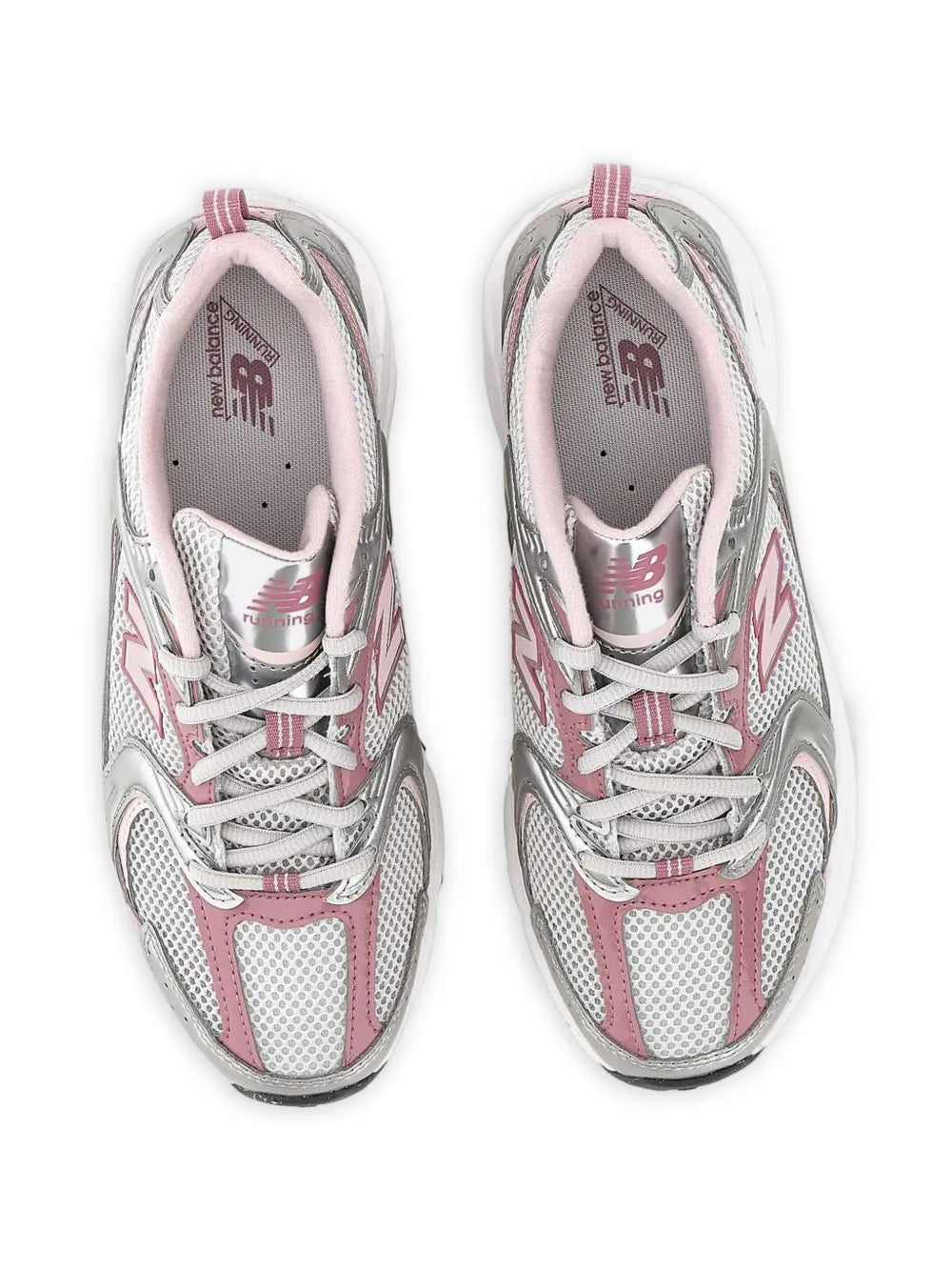 New Balance 530 tonalità argento/rosa