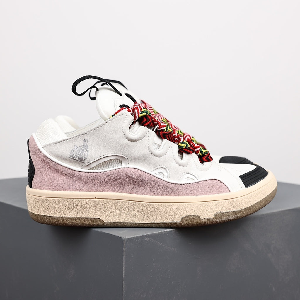 Lanvin Curb White Pink