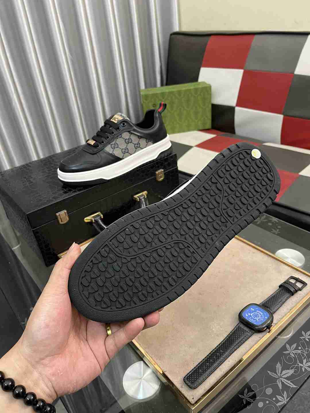 Gucci GG Leather Sneakers