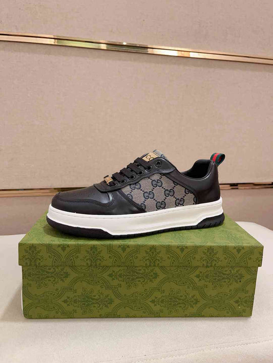 Gucci GG Embossed Black Sneakers