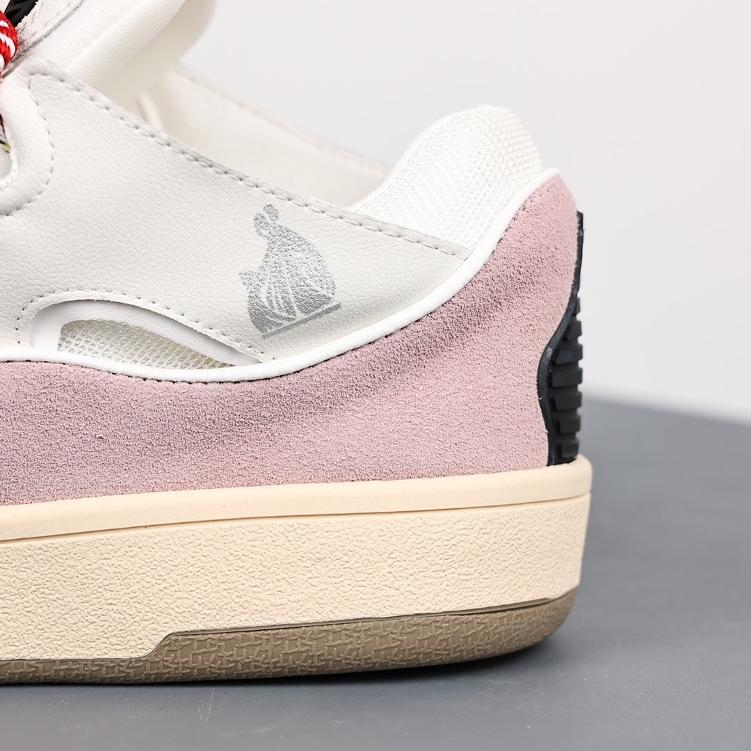 Lanvin Curb White Pink