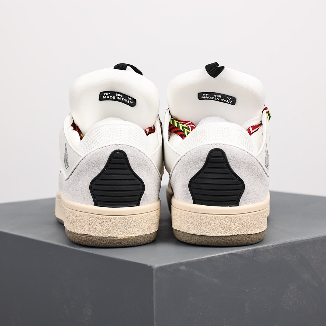 Lanvin Curb White Multi Lace