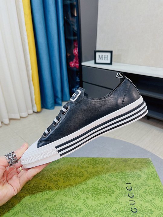 Black Velcro Strap Sneakers