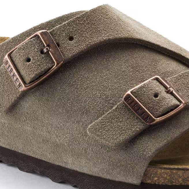 Birkenstock Zürich Suede Leather Tortora